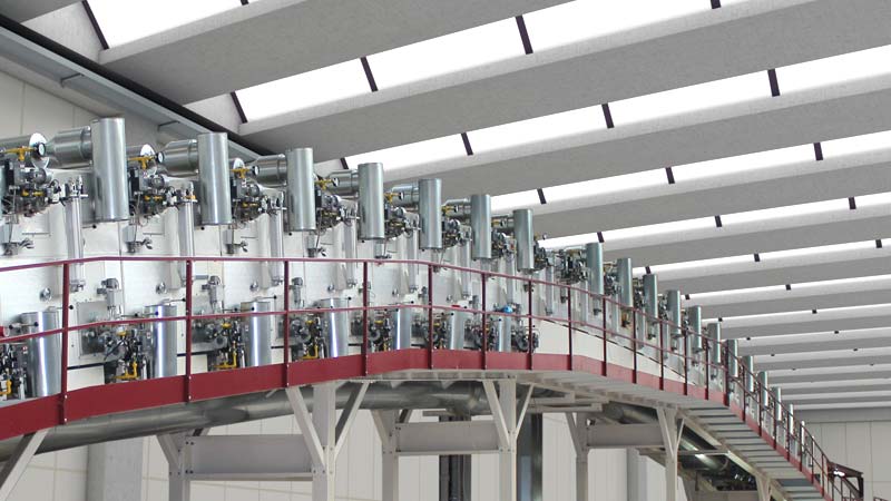 Beschichtungsanlage für technische Klebebänder