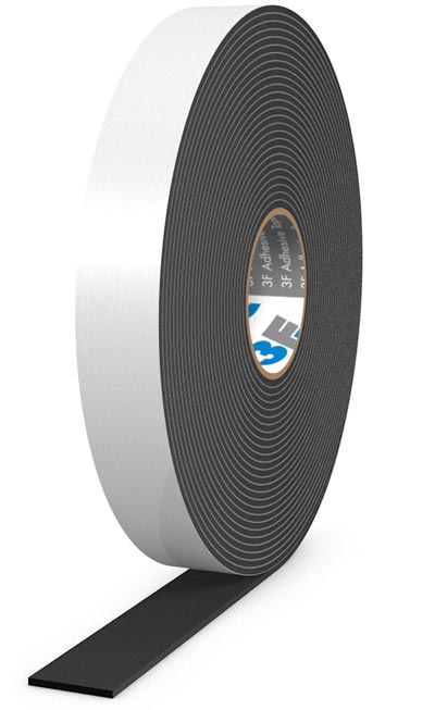 CR-Schaumband, einseitig selbstklebend