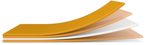Produktaufbau Aggressiv haftendes Gewebeklebeband