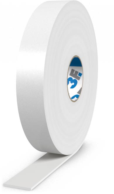 PVC-Schaumband schwarz, einseitig selbstklebend
