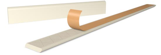 Sockelleisten verkleben mit Sockelleistenklebeband